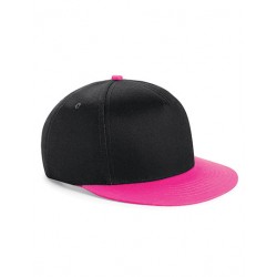 Sort / pink Snapback cap med navn på